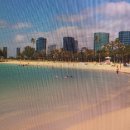 Hawaii-O'hau-Honolulu, UH.Ala Moana Park.Waikiki 이미지