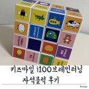 브레인어린이집 | 키즈마일 i100브레인러닝 사각 큐브 자석블럭 16개월 아기 장난감 추천 후기