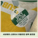 서브웨이 | 서브웨이 스파이시 이탈리안 후기, 썹픽 꿀조합 레시피 알려드려요
