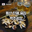 광장구이 | 신용산역 회식 맥주광장 용산 단체 술집 갑오징어구이 후기