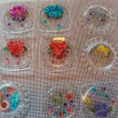 꽃누르미(압화) 레진공예 이미지