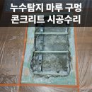 빨리셀프크리닝 | 누수탐지로 구멍난 아파트 바닥 셀프레벨링 수평몰탈 콘크리트시공