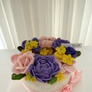 앙금플라워 데코레이션 | 김포 고촌 생신 케이크 떡그래 ㅣ앙금플라워 떡케이크 주문 후기