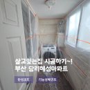 부산 당리 혜성아파트 살고있는집 베란다 탄성코트 시공후기