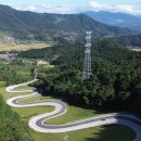 지리산자락 고갯길 오도재 경남 단풍명소 함양 드라이브코스 이미지