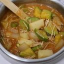 된장찌개 맛있게 끓이는법 구수한 아침국 햇감자 애호박 된장국레시피 이미지