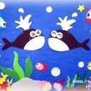 물뿜는 고래 이미지