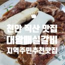 삼은초등학교 | 천안 직산 맛집 돼지갈비 대왕매실갈비 재방문 내돈내산 후기 영업시간 정기휴일 천안사랑카드 가능