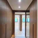 백석아이파크아파트(3차) | 천안 백석아이파크3차 라운드 무몰딩 우물천장 조명과 실링팬 인테리어