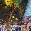 태국 방콕 여행자거리 카오산로드 밤거리 밤문화 인기거리음식 이미지
