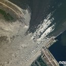 우크라이나 댐 폭파로 대홍수 이미지