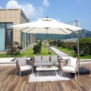 꼬마앤커피태양광 | 파라솔 주택 마당·테라스 분위기를 바꿔준 인테리어 태양광 파라솔 후기