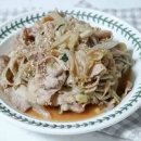 돼지고기 숙주볶음 대패 삼겹살 간단한 요리 이미지