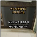 마곡 대방 엠시티 욕실 문짝 교체 복원과 타일 수리 후기