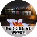뚝섬한강공원치킨 또봉이통닭 포장 한강뷰 치킨 데이트 후기