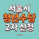 서울시 청년수당 2차 모집 시작 신청 기간 놓치지 마세요