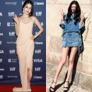 TIFF 드레스 잊게한 한소희 데님 셔츠&스커트 청청코디