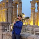 색소폰(야간) 이미지