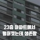 1990년대에 있었던 아파트 추락사고 이미지