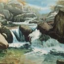 풍경수채화 이미지