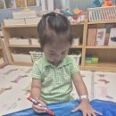 파란 비닐 꾸미기/빨래를 널어요 이미지