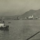부산항 해상에서 본 연안 (1950년대 초) 이미지