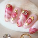 핑크네일아트 이미지