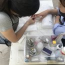 다양한 네일아트 기법 실습 이미지