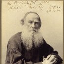 레오 톨스토이(Leo Tolstoy, 1828~1910) 만년의 사랑 여주치의 사인 사진 이미지