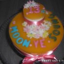 망고무스 떡케이크 - 작은아이 생일떡케이크 이미지