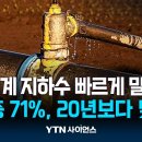 "전 세계 지하수 빠르게 말라가...대수층 71%, 20년보다 낮아져" | 과학뉴스 24.01.25 이미지