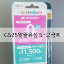 GS25 마포역점 | [u+알뜰모바일 후기] gs25 5+요금제로 갈아탔어요.ㅎㅎ