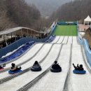 좌구산 썰매장 이미지