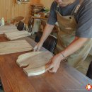 [신사의품격] 목공하는 남자 | 경주 단체체험 이색데이트 커플 도마만들기 원데이클래스 후기