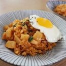 깍두기 볶음밥 레시피 백종원 소고기 차돌 깍두기 볶음밥 깍두기 요리 이미지