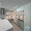 뚱키친 | 삼성 비스포크 냉장고 RF60DB9KF201 코타화이트 키친핏 4도어 내돈 내산 후기