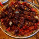 사천푸드 - 강서구 초록마을로 160-2 | 로데오 맛집] 벽돌해피푸드 압구정점 : 아메리칸...맛집 내돈내산 후기(feat. 사천식 돼지고기 튀김...