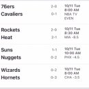 [NBA] 오늘의 프리시즌 결과 & 내일 경기 일정 이미지