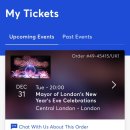 블루존 | 런던 새해 카운트다운 불꽃축제 블루존 후기 &amp; 티켓 예약 방법