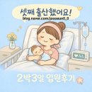 새봄 | 셋째 자연분만 후 2박3일 입원 후기(부평새봄산부인과)