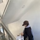 블루무드 | 아크네스튜디오 Acne studios 프린지 울 스카프 파우더 블루 멜란지 착샷후기 (2), 스무스무드 볼캡 브라운