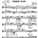 바보같은 사나이 악보 - 나훈아 노래 이미지