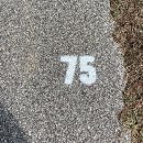 카트도로 거리 표시. 이미지