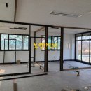 여주-0482 | 여주 사무실 블랙 유리칸막이 공사 후기