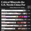 중국은 미국의 중요 광물 목록 공급을 장악하고 있습니다. 이미지