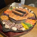 차돌구절판 솔직 후기, 한미옥 여의도직영점 - 보는 재미와 맛까지! 양은...