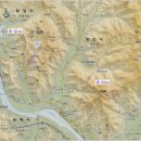 천태산-금오산 등산지도(양산시,밀양시)