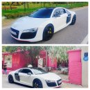 아우디 R8 V10 5.2/2010년6월/화이트/튜닝/무사고/111,500km/ 6950만/서울현금팝니다 이미지