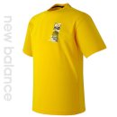 [YENAM] 남자명품쇼핑몰 예남 [NeW Balance] 뉴발란스 NBNE82M283-YE 공용 220 포토 그래픽 반팔티 어반핏 티셔츠 옐로우 의류 남성 여성 여자 라운드 넥 이미지