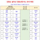 10월 15일(토) 강원도 설악산 단풍산행 버스 좌석배정 안내 이미지